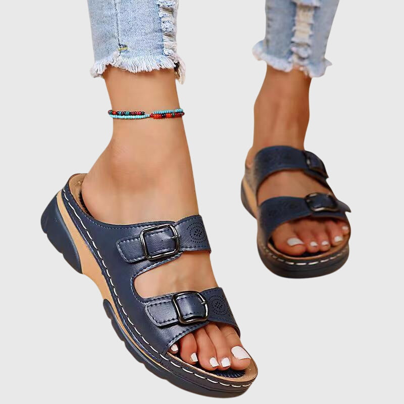 Diora | Sandales Orthopédiques en Cuir