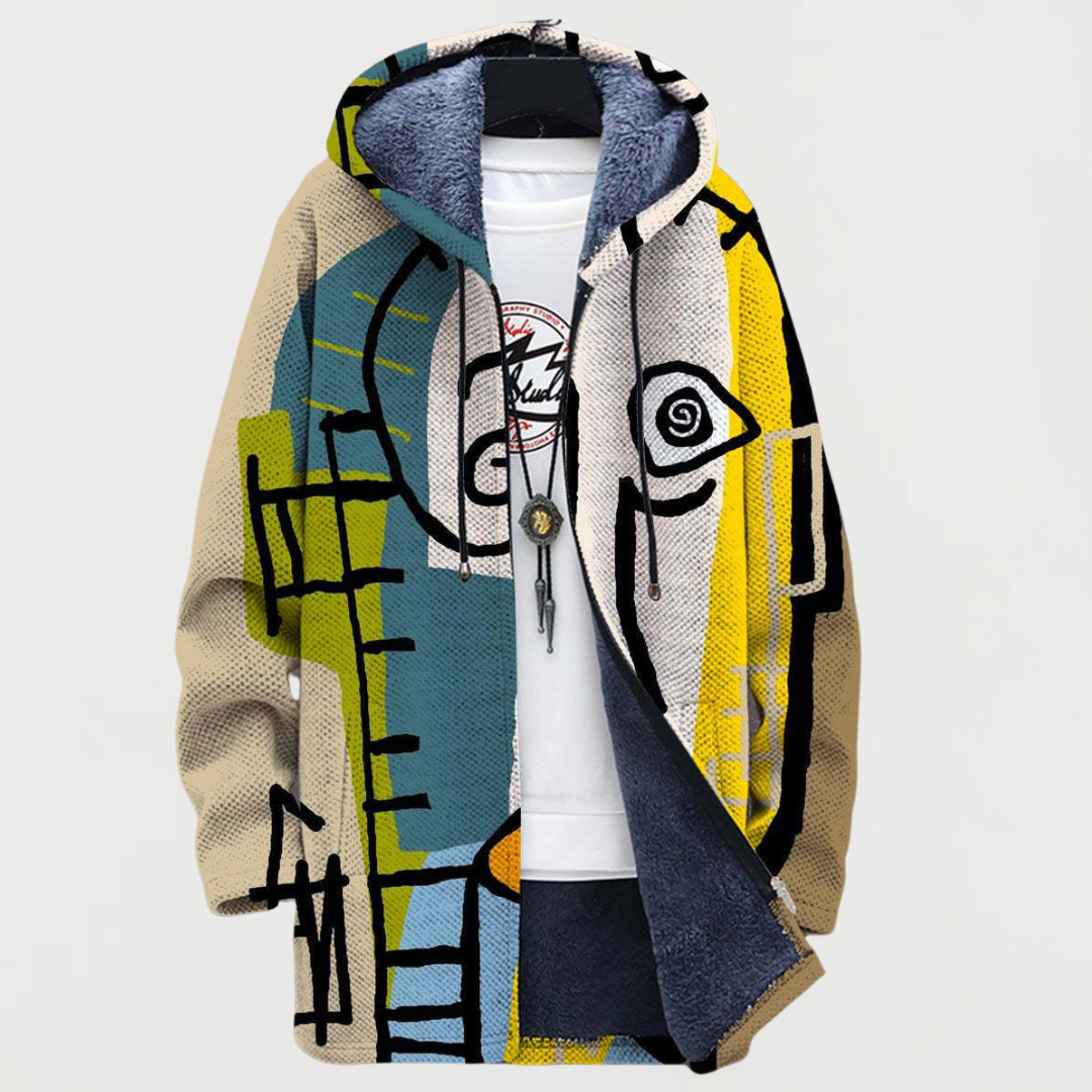 Josiane | Veste avec motif abstrait