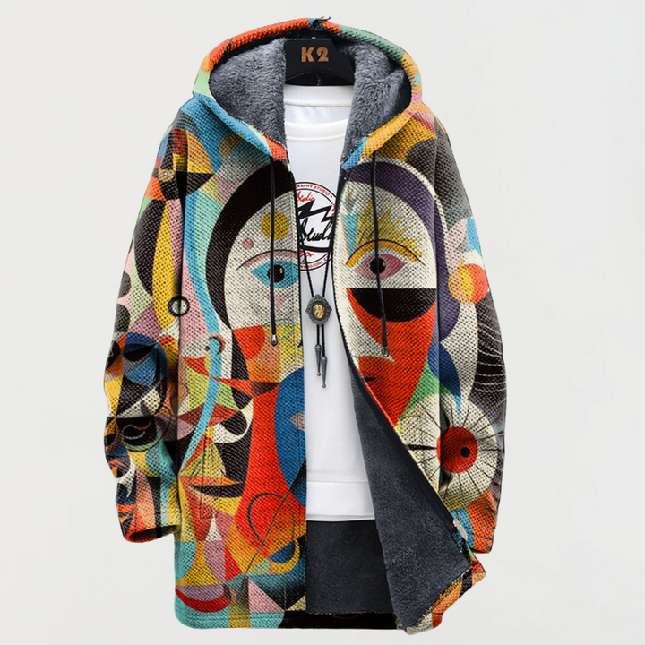 Josiane | Veste avec motif abstrait