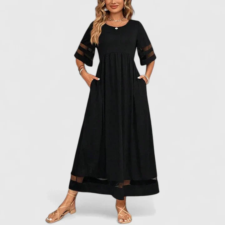 Delymarina | Robe Midi Élégante
