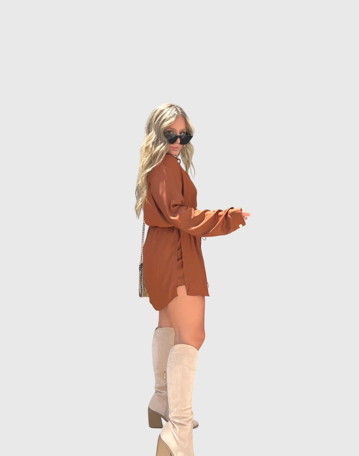 Sylvie | Robe Salopette Élégante