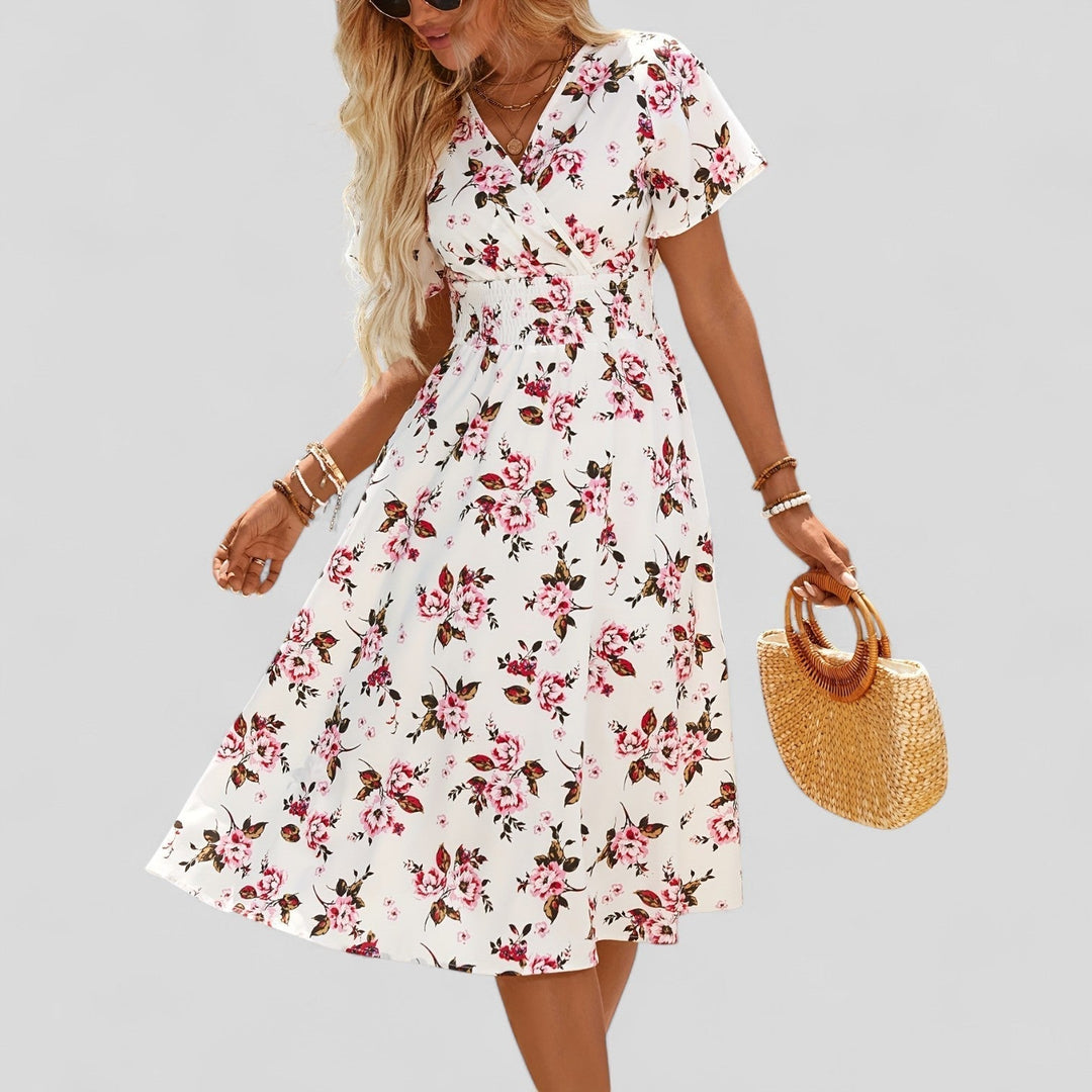 Gretalise | Robe Midi d'Été Confortable