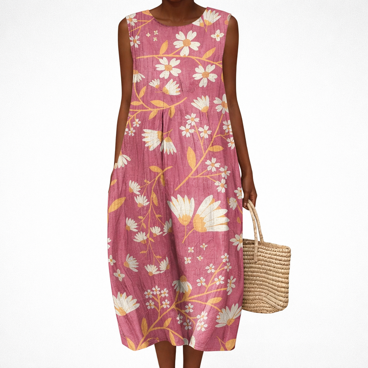 Margaux - Robe d’Été Confortable Sans Manches