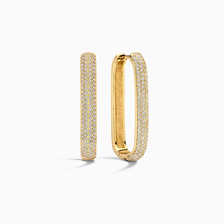 Grandes boucles d’oreilles avec icône de paon