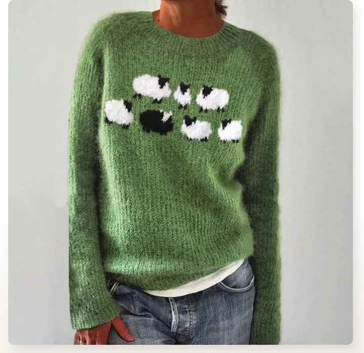 Aude | Pull en tricot vintage