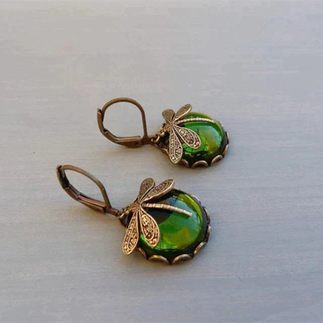 Boucles d'oreilles Libellule Antika Guld