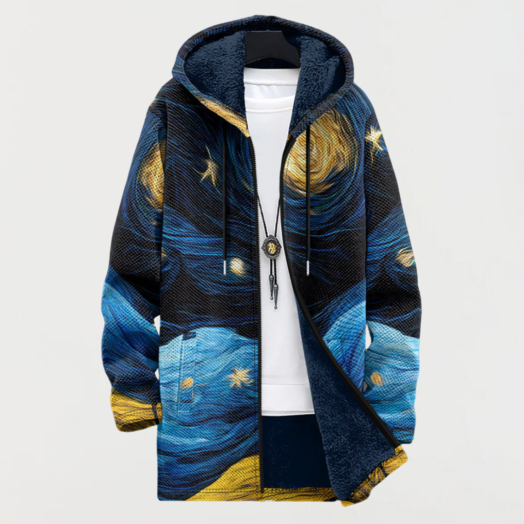 Ghislaine | Veste avec motif ciel étoilé