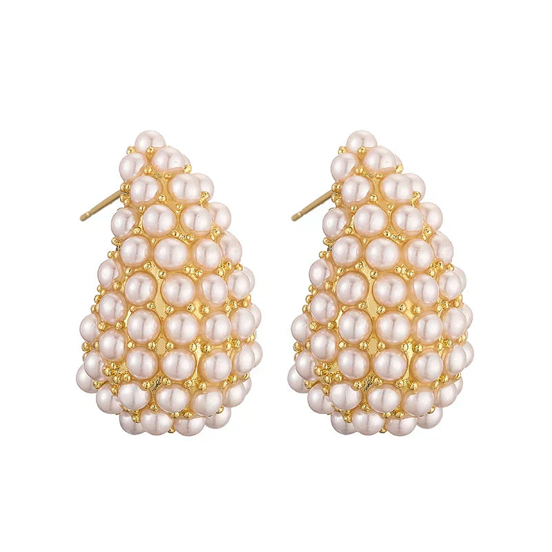 Boucles d'oreilles en perles classiques