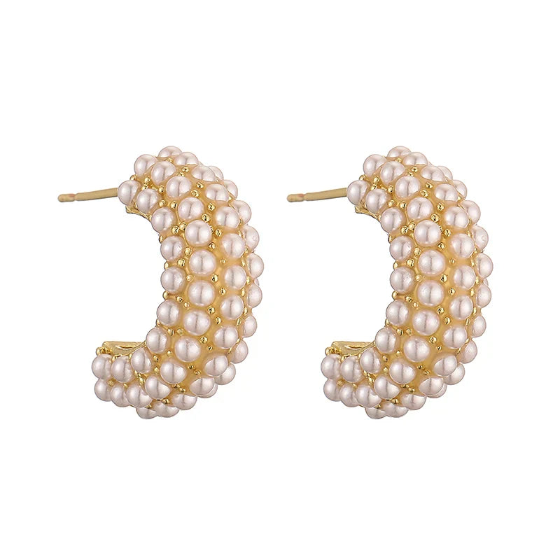 Boucles d'oreilles en perles classiques