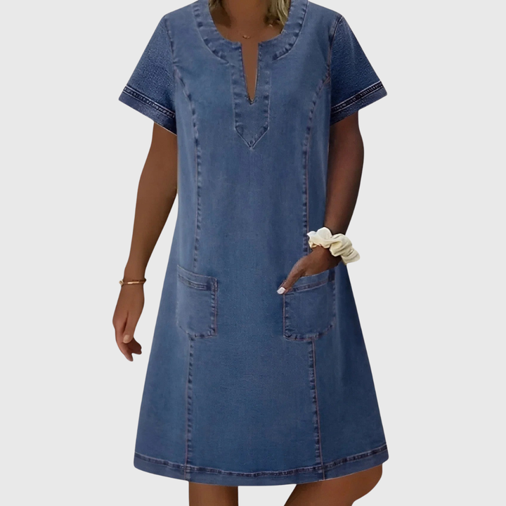 Christine | Robe en Jean Élégante