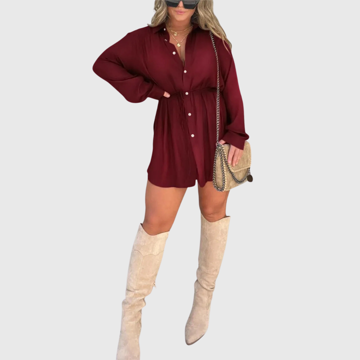 Sylvie | Robe Salopette Élégante