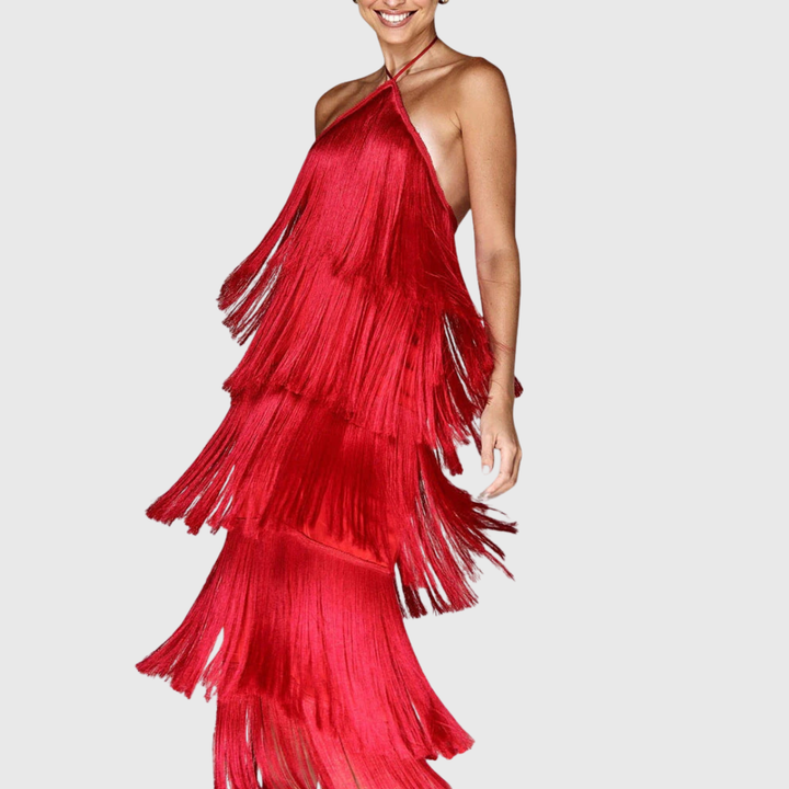 Monique | Robe à Franges