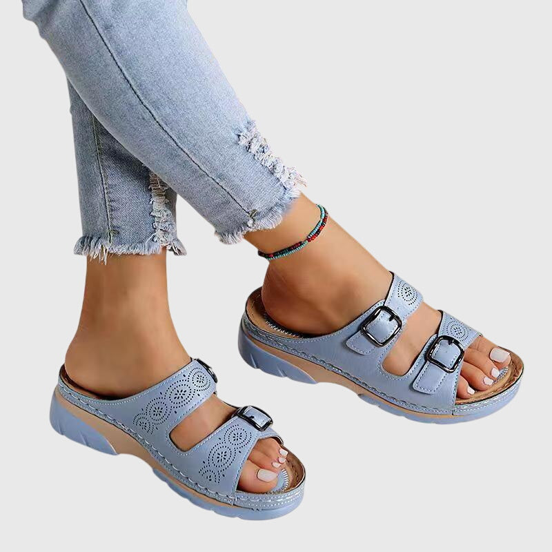 Diora | Sandales Orthopédiques en Cuir