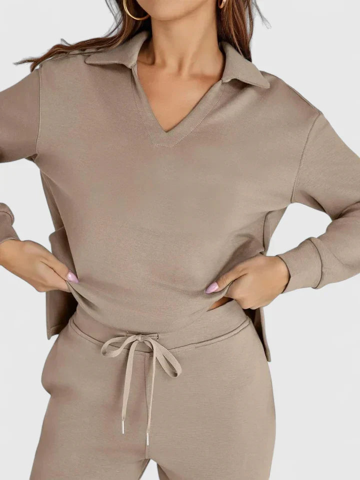 Anzhelee | Ensemble Sophistiqué en Deux Pièces