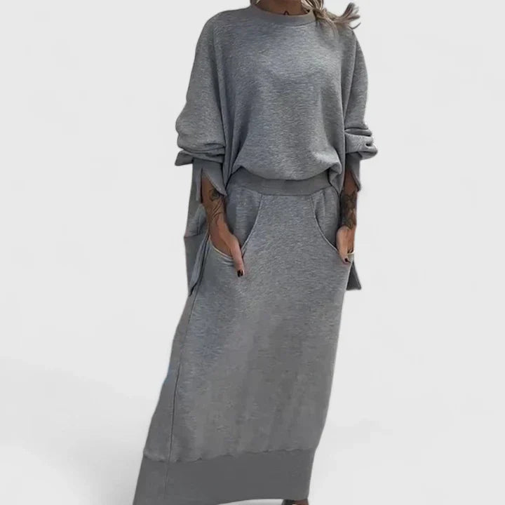 Olivanne | Ensemble Élégant en Deux Pièces